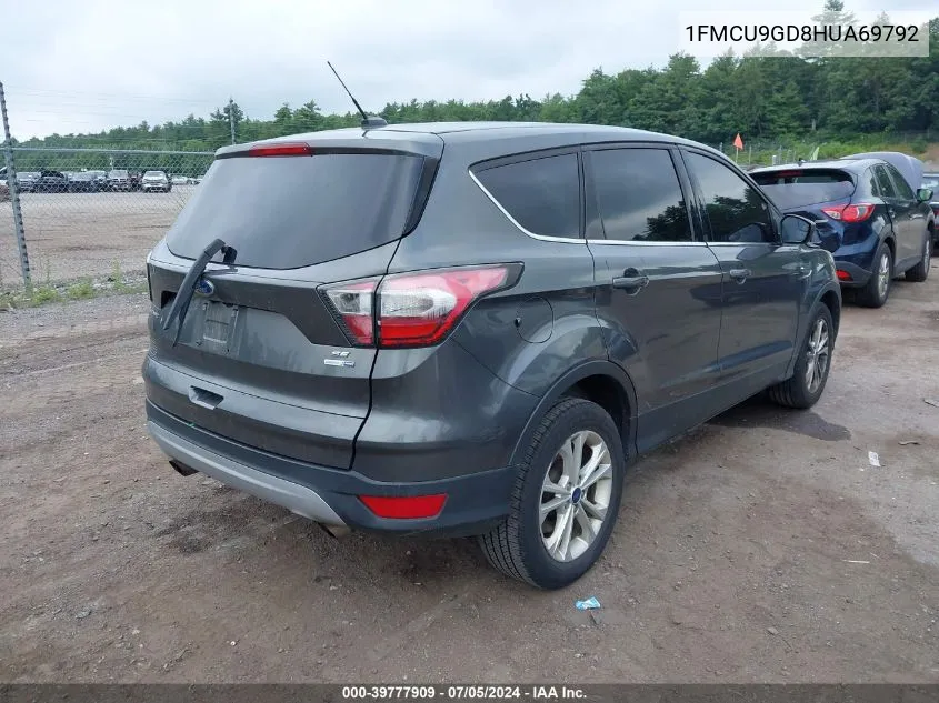 2017 Ford Escape Se VIN: 1FMCU9GD8HUA69792 Lot: 39777909