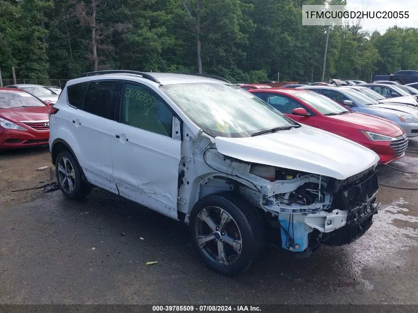 2017 Ford Escape Se VIN: 1FMCU0GD2HUC20055 Lot: 39785509