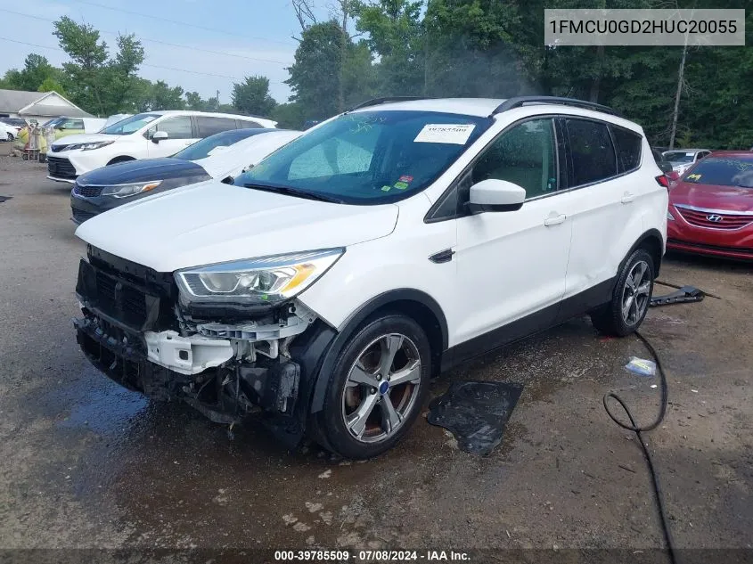 1FMCU0GD2HUC20055 2017 Ford Escape Se