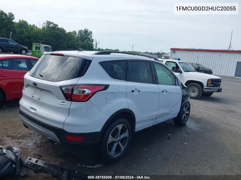 2017 Ford Escape Se VIN: 1FMCU0GD2HUC20055 Lot: 39785509