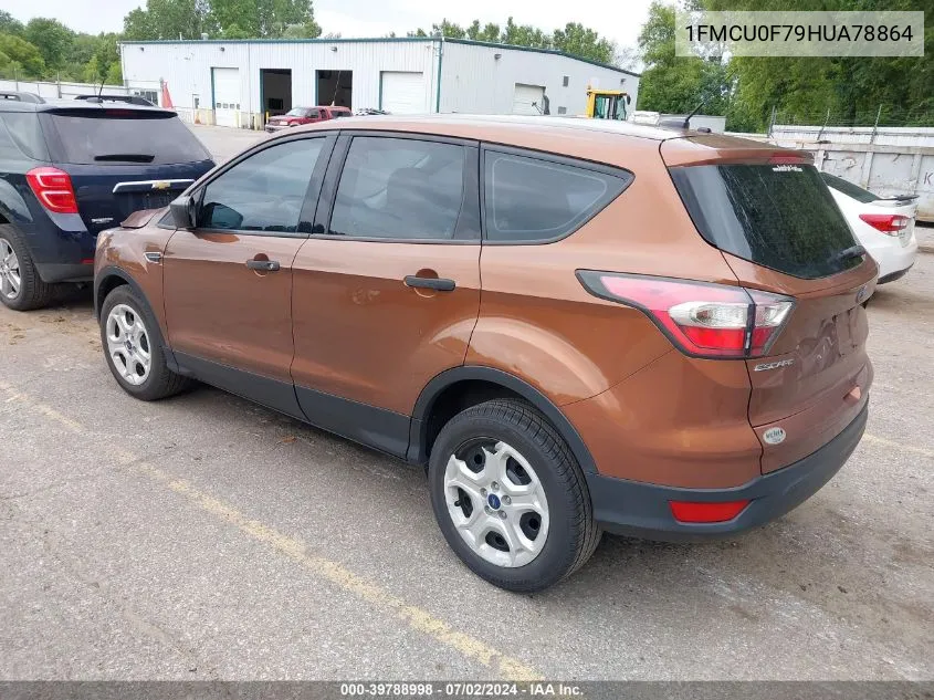 1FMCU0F79HUA78864 2017 Ford Escape S