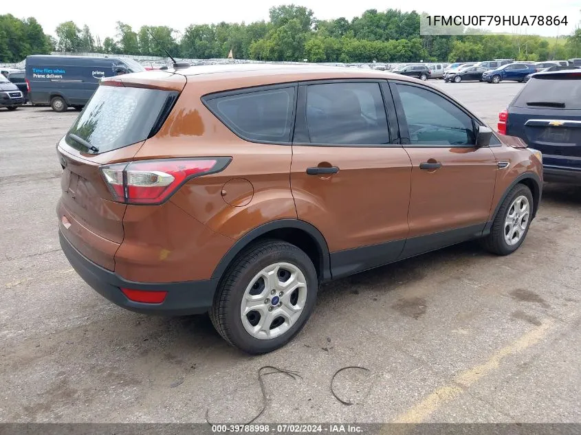 1FMCU0F79HUA78864 2017 Ford Escape S