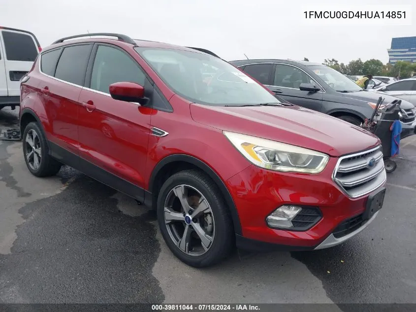 1FMCU0GD4HUA14851 2017 Ford Escape Se