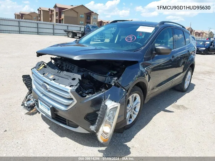 2017 Ford Escape Se VIN: 1FMCU9GD1HUD95630 Lot: 39814256