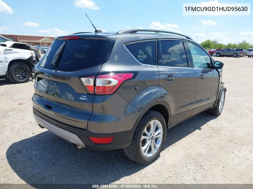 2017 Ford Escape Se VIN: 1FMCU9GD1HUD95630 Lot: 39814256