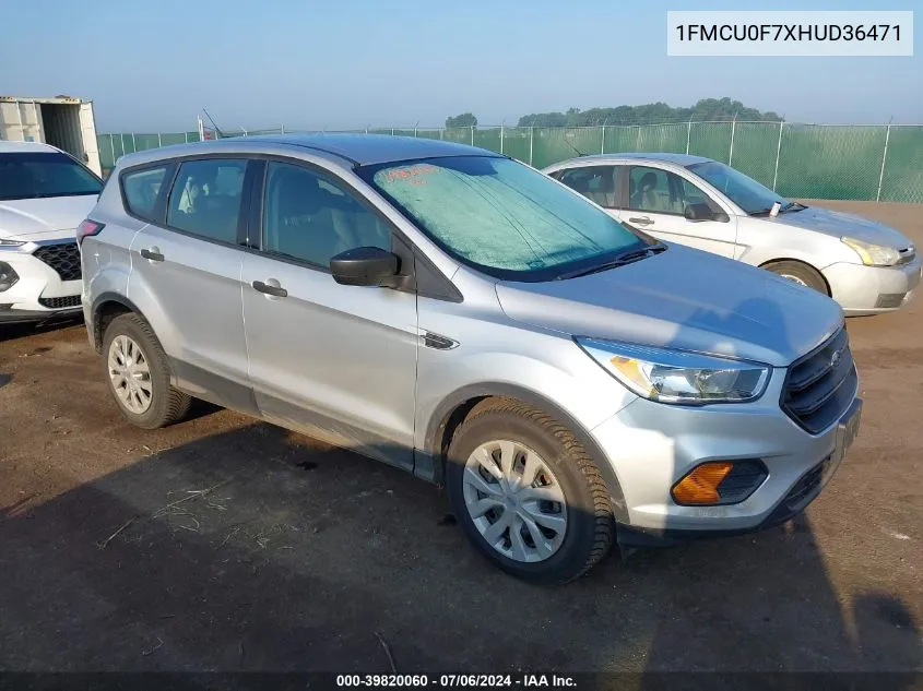 1FMCU0F7XHUD36471 2017 Ford Escape S