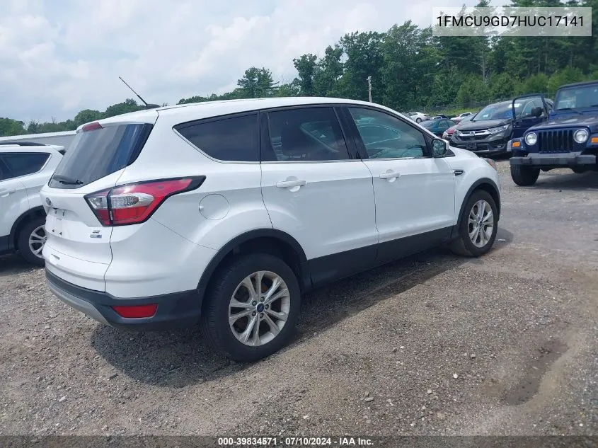 1FMCU9GD7HUC17141 2017 Ford Escape Se