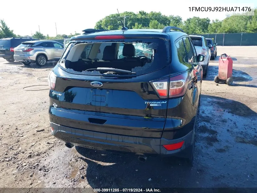 1FMCU9J92HUA71476 2017 Ford Escape Titanium