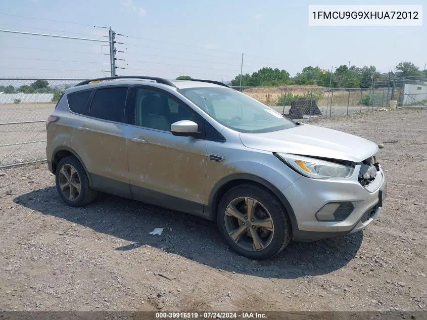 1FMCU9G9XHUA72012 2017 Ford Escape Se