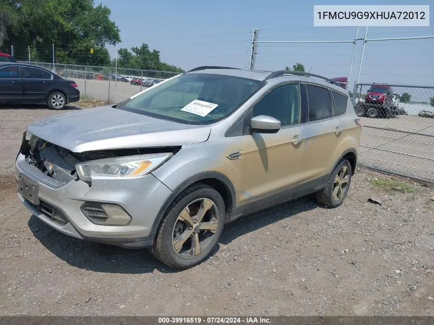 1FMCU9G9XHUA72012 2017 Ford Escape Se