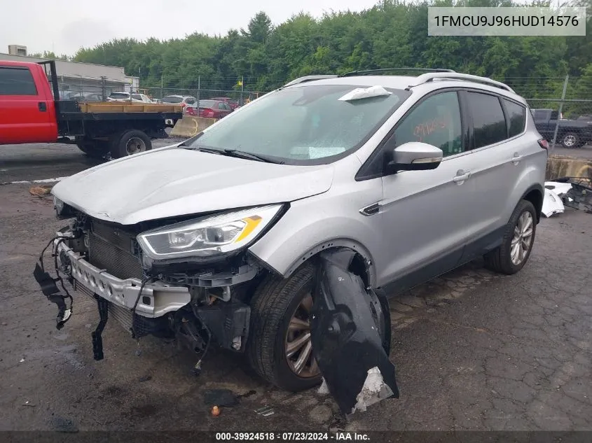 2017 Ford Escape Titanium VIN: 1FMCU9J96HUD14576 Lot: 39924518