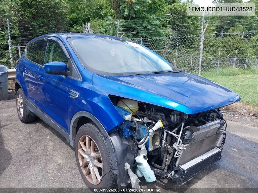 2017 Ford Escape Se VIN: 1FMCU0GD1HUD48528 Lot: 39926283