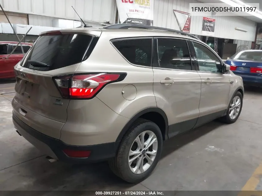 2017 Ford Escape Se VIN: 1FMCU0GD5HUD11997 Lot: 39927251