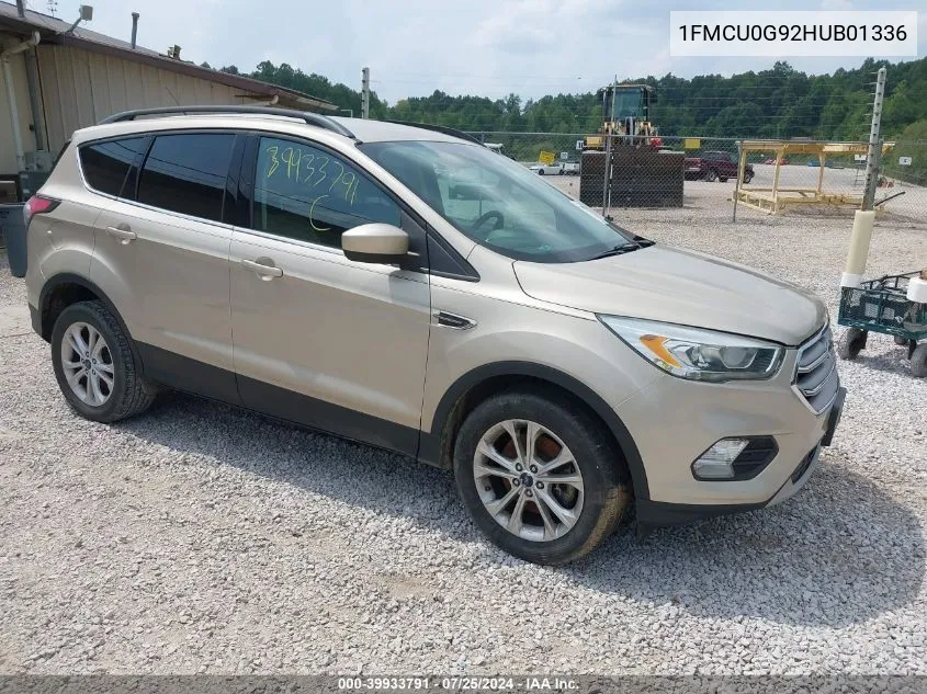 2017 Ford Escape Se VIN: 1FMCU0G92HUB01336 Lot: 39933791