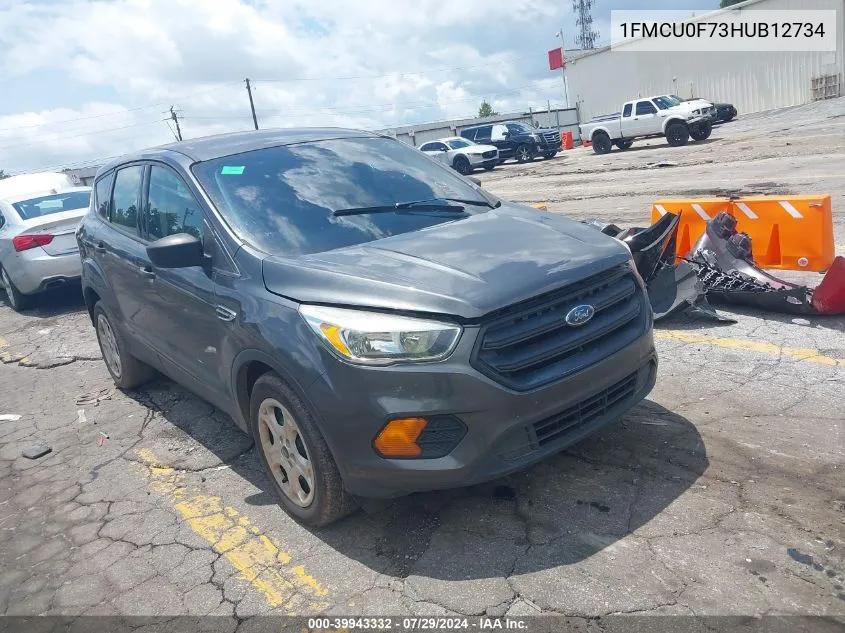 2017 Ford Escape S VIN: 1FMCU0F73HUB12734 Lot: 39943332