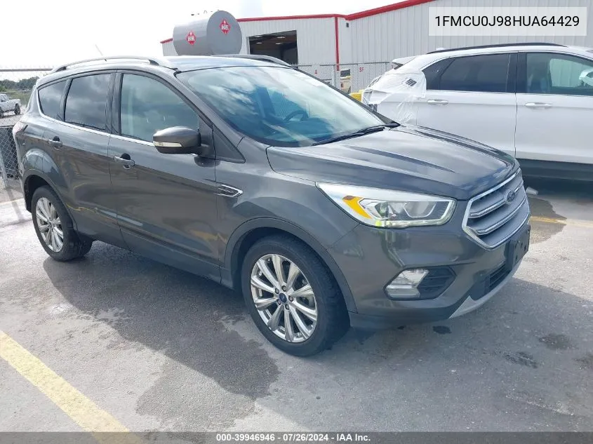 1FMCU0J98HUA64429 2017 Ford Escape Titanium