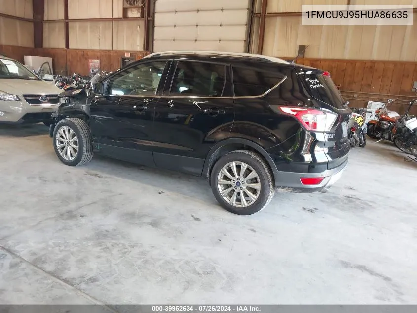 1FMCU9J95HUA86635 2017 Ford Escape Titanium