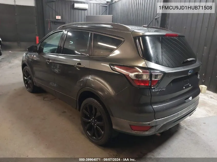 2017 Ford Escape Titanium VIN: 1FMCU9JD1HUB71508 Lot: 39964071