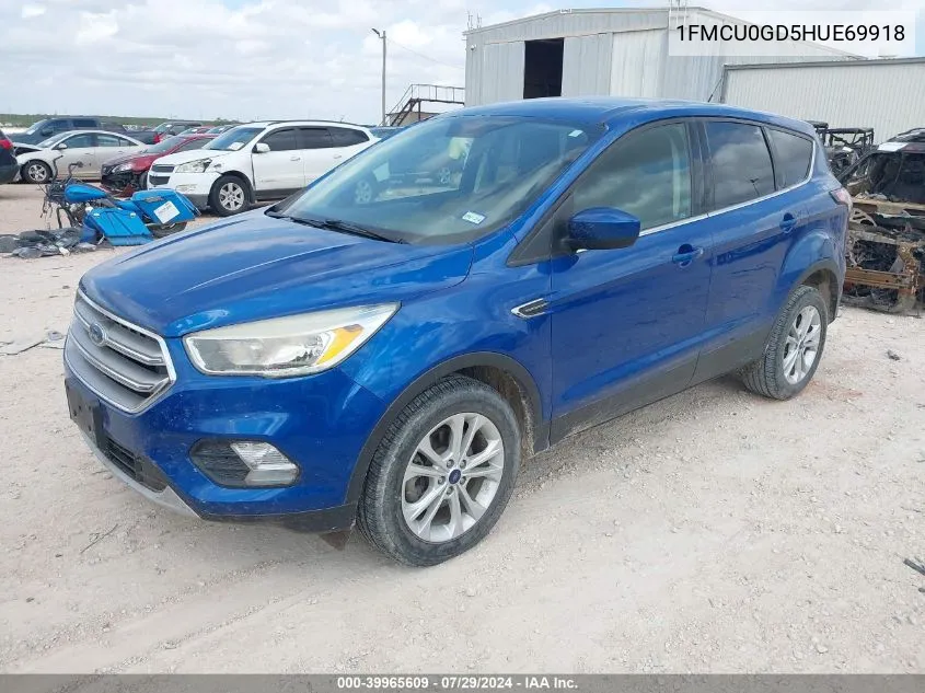 1FMCU0GD5HUE69918 2017 Ford Escape Se