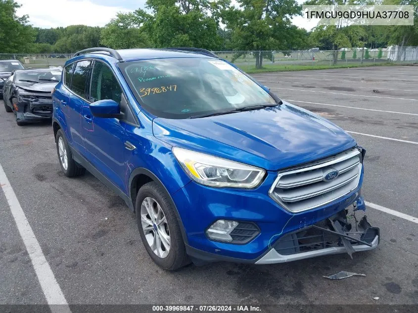 2017 Ford Escape Se VIN: 1FMCU9GD9HUA37708 Lot: 39969847