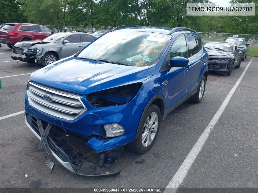 2017 Ford Escape Se VIN: 1FMCU9GD9HUA37708 Lot: 39969847