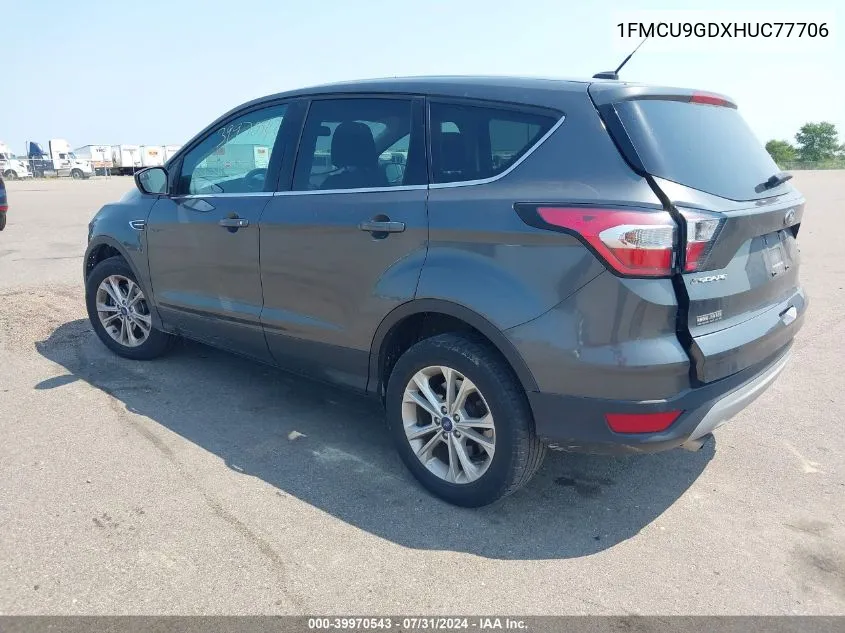 1FMCU9GDXHUC77706 2017 Ford Escape Se