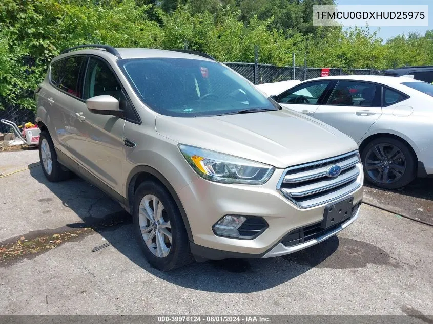 2017 Ford Escape Se VIN: 1FMCU0GDXHUD25975 Lot: 39976124