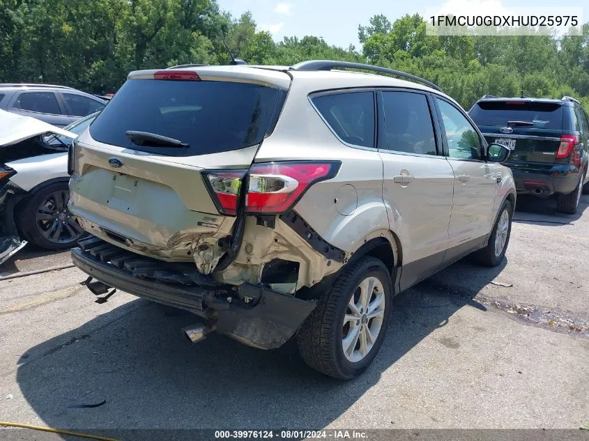 2017 Ford Escape Se VIN: 1FMCU0GDXHUD25975 Lot: 39976124