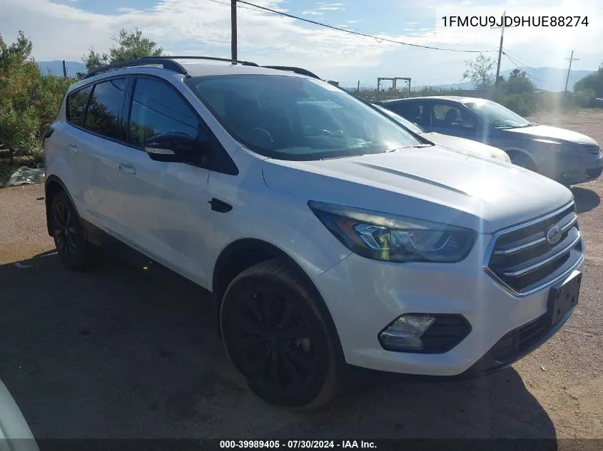 2017 Ford Escape Titanium VIN: 1FMCU9JD9HUE88274 Lot: 39989405