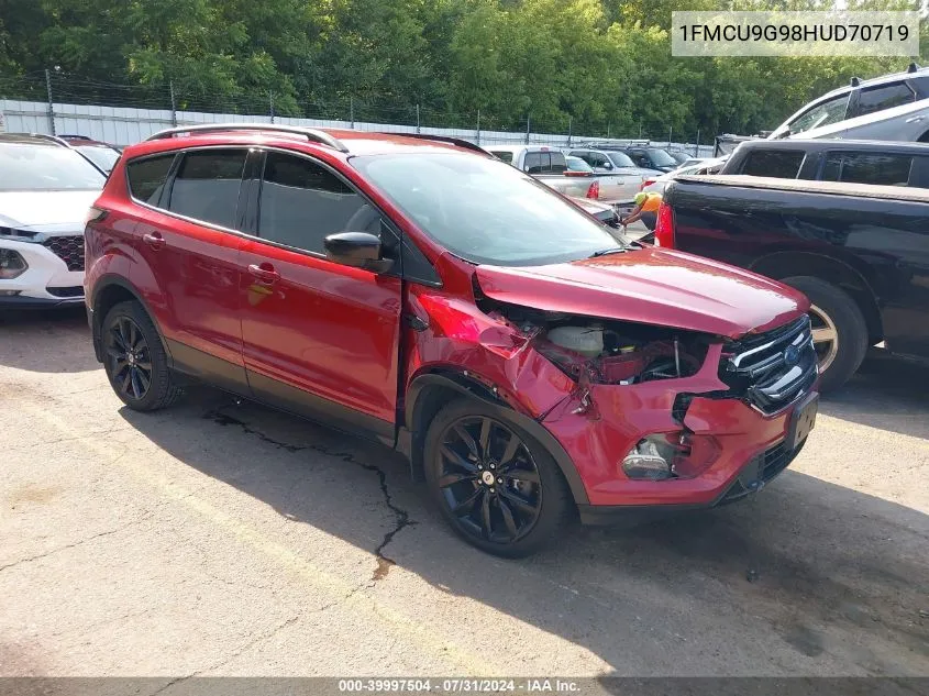 2017 Ford Escape Se VIN: 1FMCU9G98HUD70719 Lot: 39997504