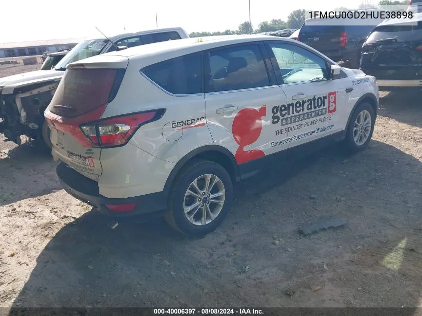 1FMCU0GD2HUE38898 2017 Ford Escape Se