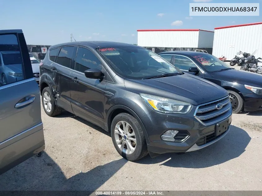 1FMCU0GDXHUA68347 2017 Ford Escape Se