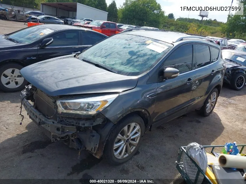 1FMCU0JD6HUD27599 2017 Ford Escape Titanium