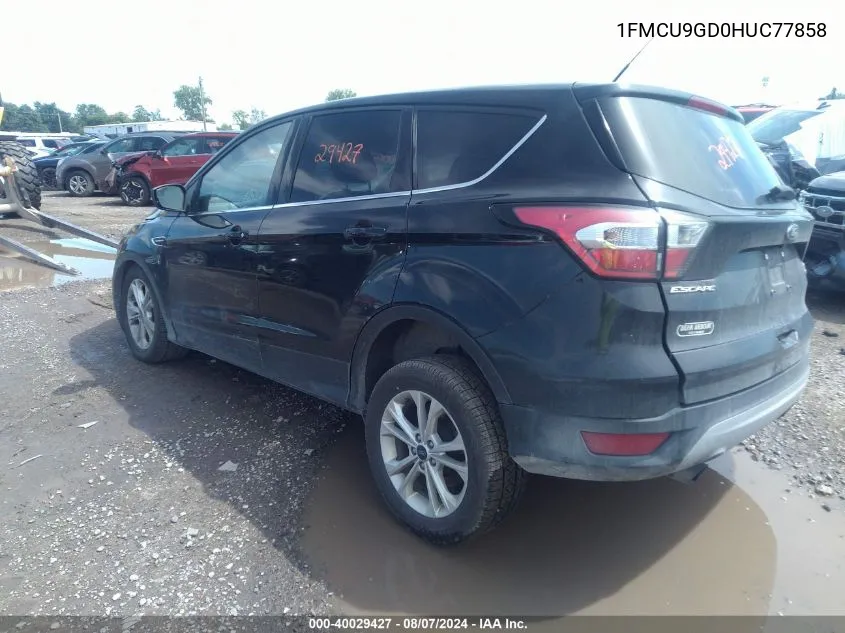 1FMCU9GD0HUC77858 2017 Ford Escape Se