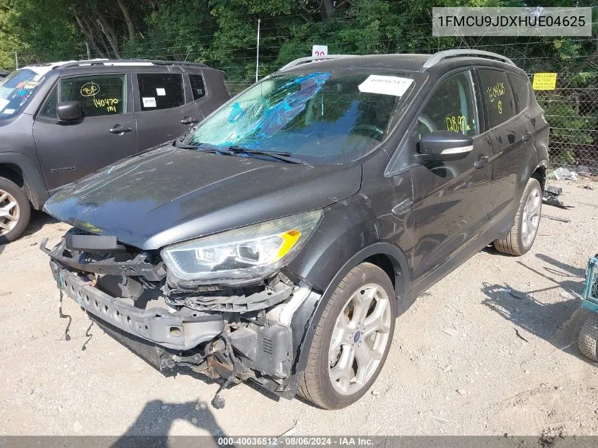 1FMCU9JDXHUE04625 2017 Ford Escape Titanium