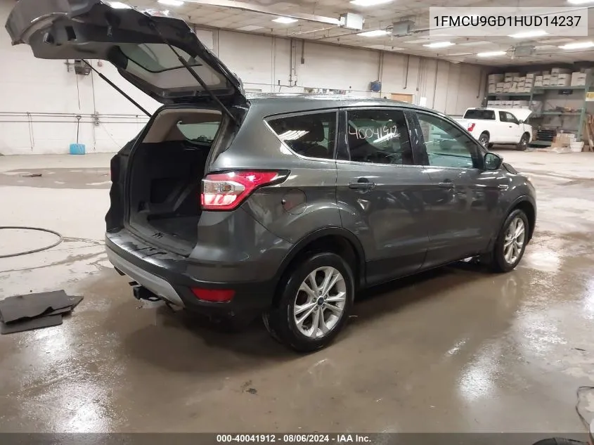 2017 Ford Escape Se VIN: 1FMCU9GD1HUD14237 Lot: 40041912