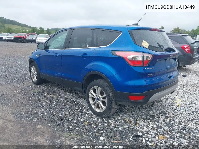 1FMCU9GD8HUA10449 2017 Ford Escape Se