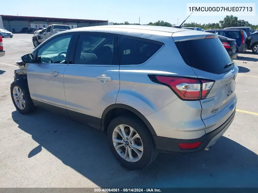 1FMCU0GD7HUE07713 2017 Ford Escape Se