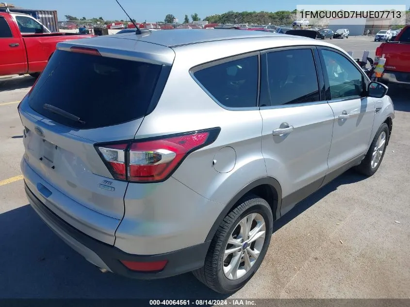 1FMCU0GD7HUE07713 2017 Ford Escape Se