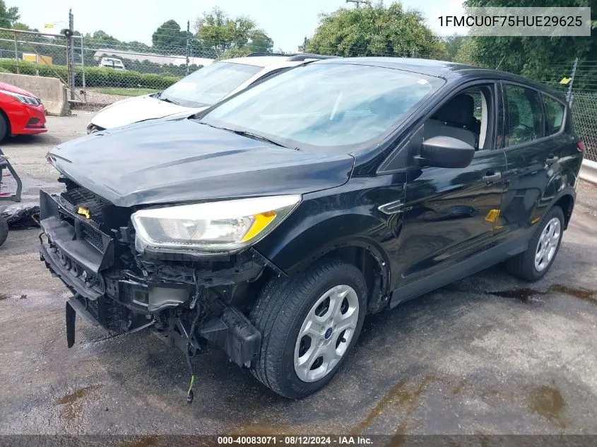 2017 Ford Escape S VIN: 1FMCU0F75HUE29625 Lot: 40083071