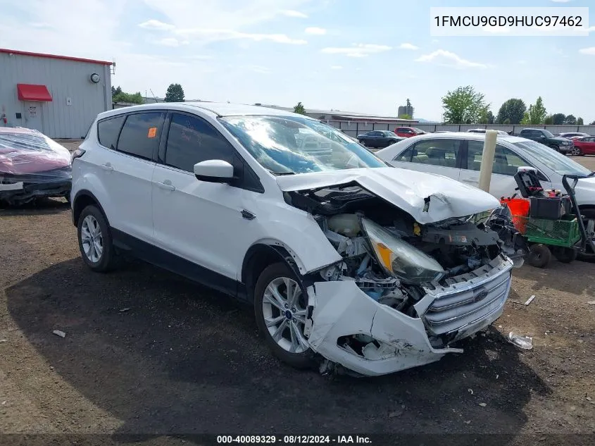 2017 Ford Escape Se VIN: 1FMCU9GD9HUC97462 Lot: 40089329