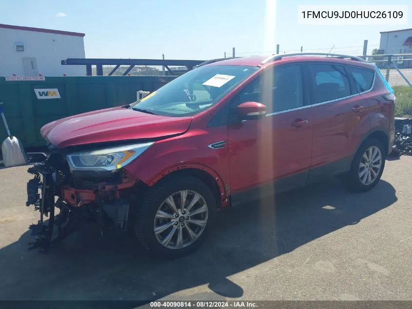 1FMCU9JD0HUC26109 2017 Ford Escape Titanium