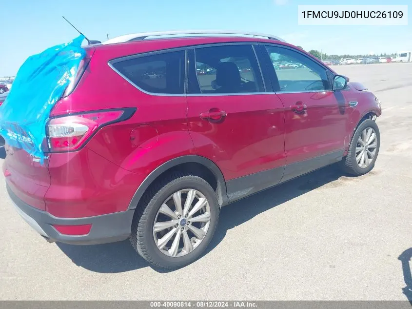 1FMCU9JD0HUC26109 2017 Ford Escape Titanium