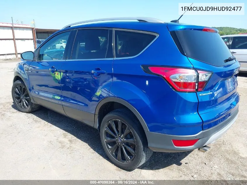 1FMCU0JD9HUD92477 2017 Ford Escape Titanium