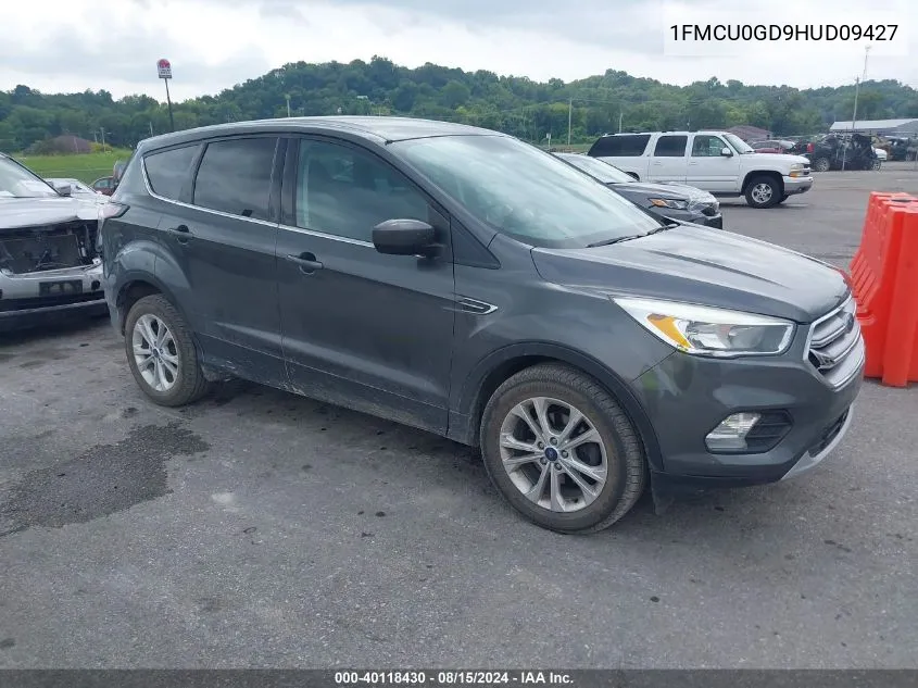 2017 Ford Escape Se VIN: 1FMCU0GD9HUD09427 Lot: 40118430