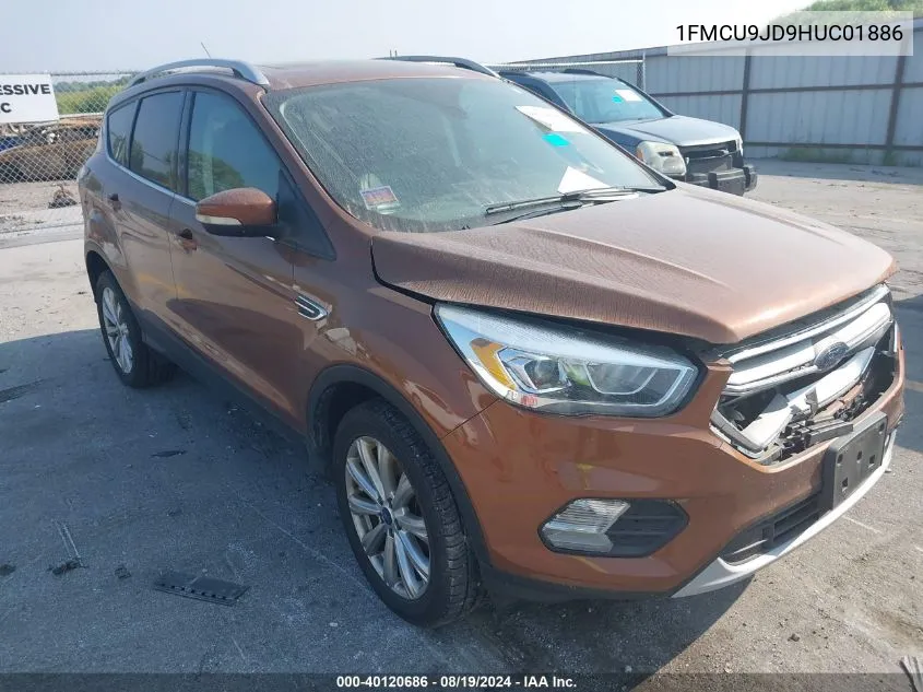 1FMCU9JD9HUC01886 2017 Ford Escape Titanium