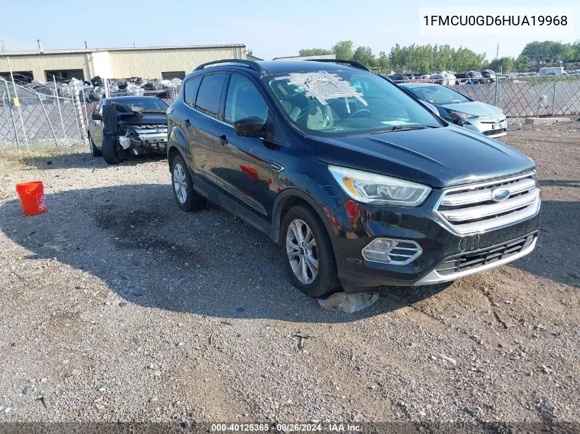 2017 Ford Escape Se VIN: 1FMCU0GD6HUA19968 Lot: 40125365