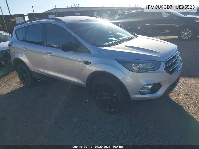 2017 Ford Escape Se VIN: 1FMCU9GD7HUE95523 Lot: 40130712