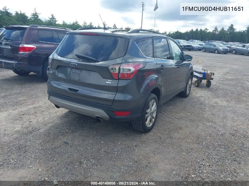 1FMCU9GD4HUB11651 2017 Ford Escape Se