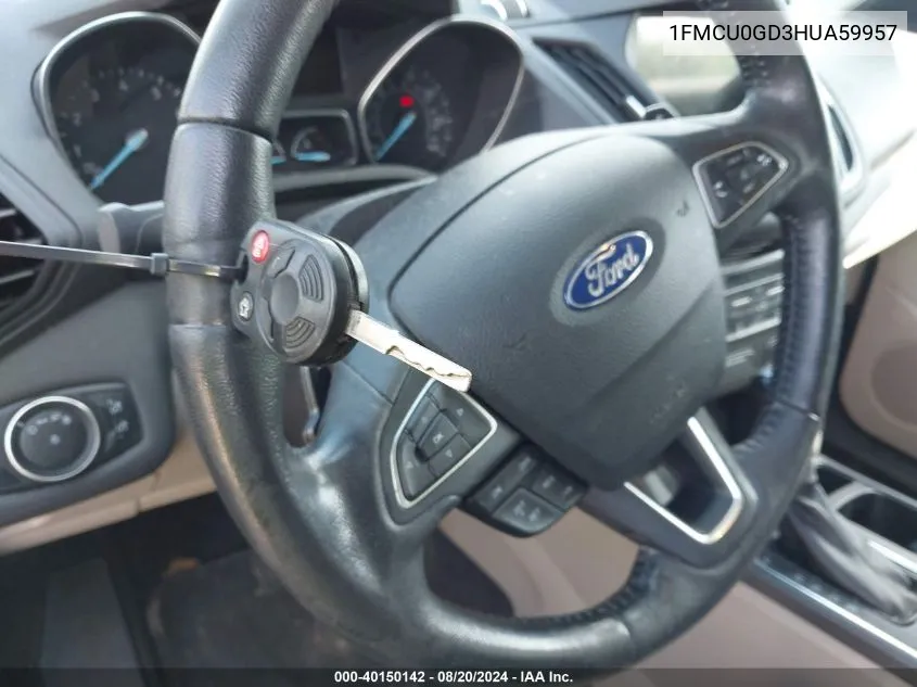 1FMCU0GD3HUA59957 2017 Ford Escape Se